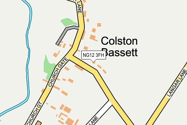 NG12 3FH map - OS OpenMap – Local (Ordnance Survey)