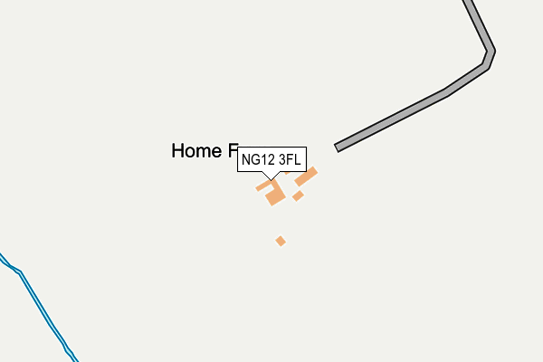 NG12 3FL map - OS OpenMap – Local (Ordnance Survey)