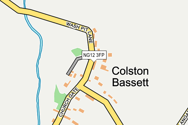 NG12 3FP map - OS OpenMap – Local (Ordnance Survey)
