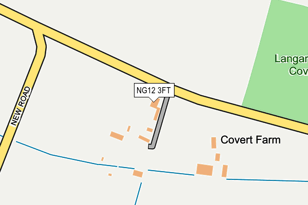 NG12 3FT map - OS OpenMap – Local (Ordnance Survey)