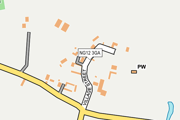 NG12 3GA map - OS OpenMap – Local (Ordnance Survey)