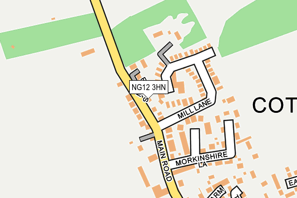 NG12 3HN map - OS OpenMap – Local (Ordnance Survey)