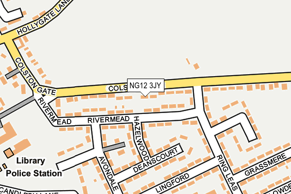 NG12 3JY map - OS OpenMap – Local (Ordnance Survey)