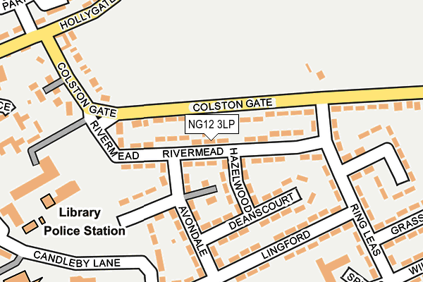 NG12 3LP map - OS OpenMap – Local (Ordnance Survey)