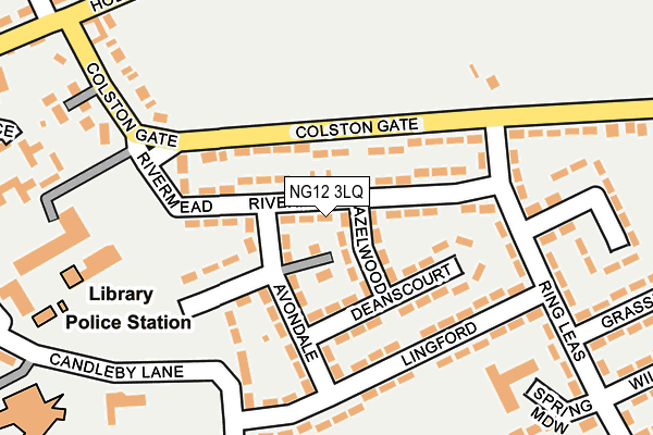 NG12 3LQ map - OS OpenMap – Local (Ordnance Survey)