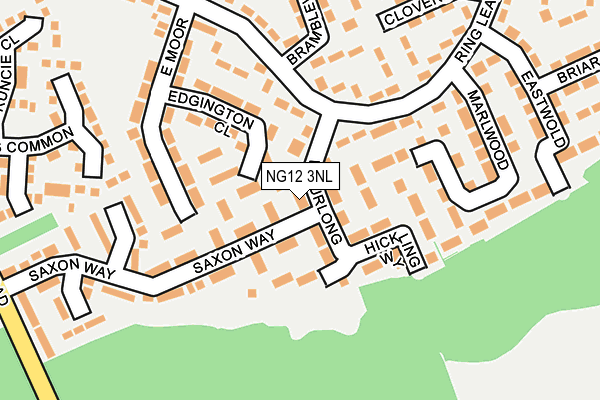 NG12 3NL map - OS OpenMap – Local (Ordnance Survey)
