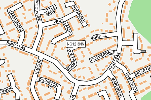 NG12 3NN map - OS OpenMap – Local (Ordnance Survey)