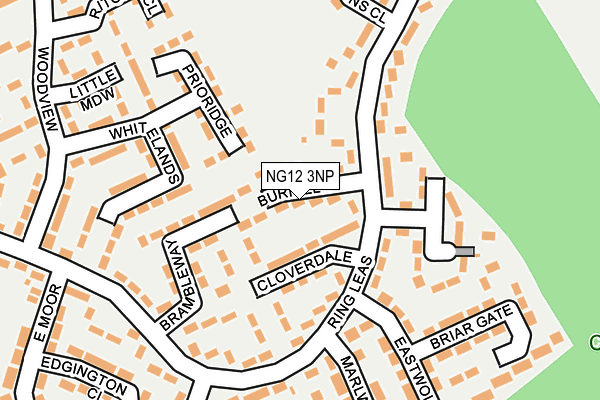 NG12 3NP map - OS OpenMap – Local (Ordnance Survey)