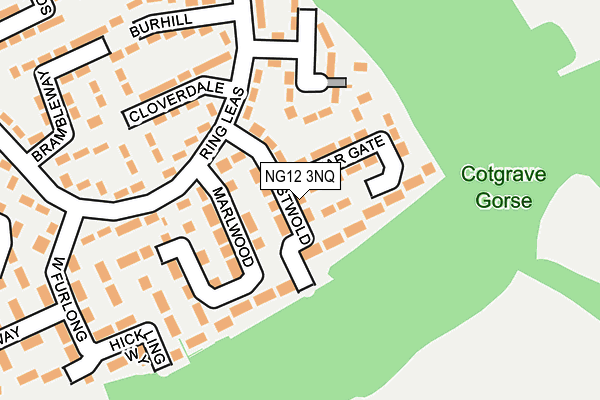 NG12 3NQ map - OS OpenMap – Local (Ordnance Survey)