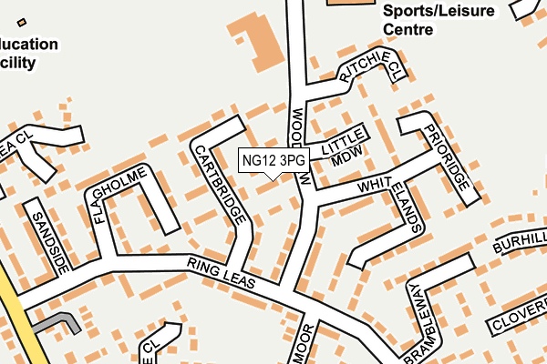 NG12 3PG map - OS OpenMap – Local (Ordnance Survey)
