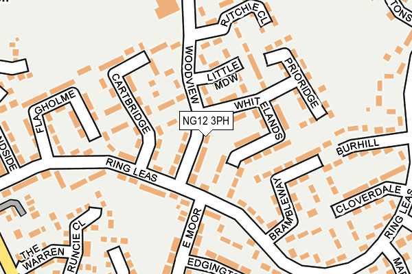 NG12 3PH map - OS OpenMap – Local (Ordnance Survey)
