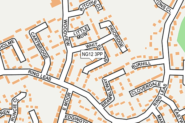 NG12 3PP map - OS OpenMap – Local (Ordnance Survey)