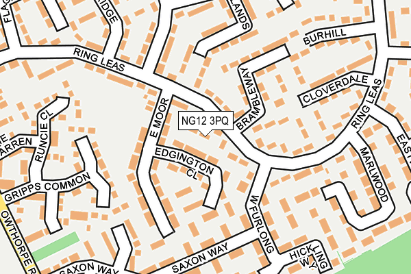 NG12 3PQ map - OS OpenMap – Local (Ordnance Survey)