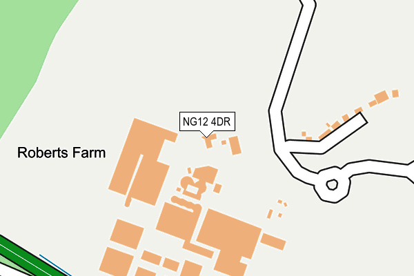 NG12 4DR map - OS OpenMap – Local (Ordnance Survey)