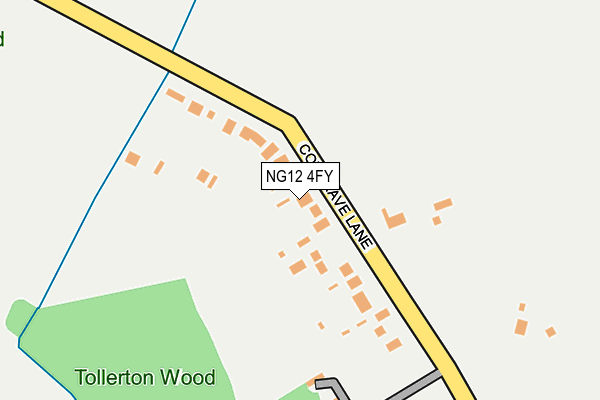 NG12 4FY map - OS OpenMap – Local (Ordnance Survey)