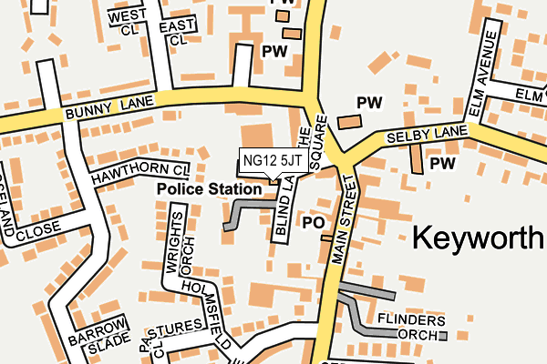 Map of SHERIFF ELECTRICAL & SECURITY LTD at local scale