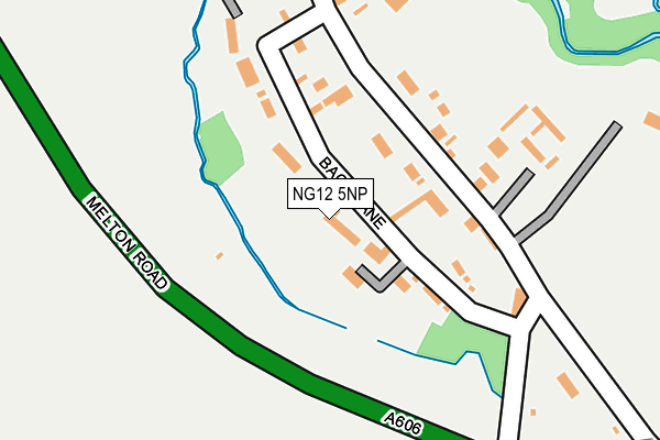 NG12 5NP map - OS OpenMap – Local (Ordnance Survey)