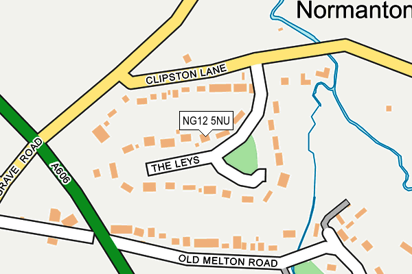 NG12 5NU map - OS OpenMap – Local (Ordnance Survey)