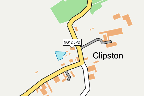 NG12 5PD map - OS OpenMap – Local (Ordnance Survey)