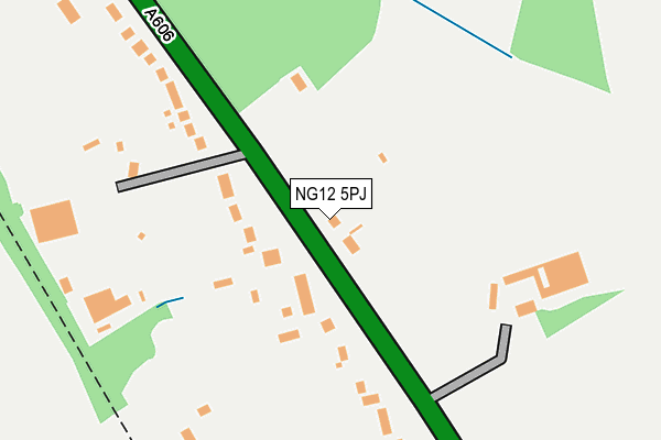 NG12 5PJ map - OS OpenMap – Local (Ordnance Survey)