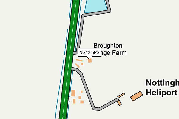 NG12 5PS map - OS OpenMap – Local (Ordnance Survey)