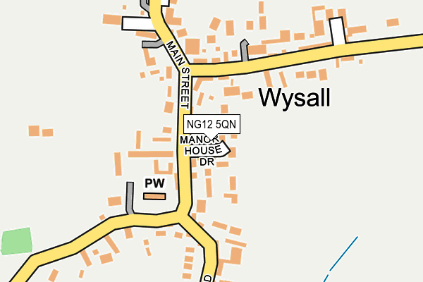 NG12 5QN map - OS OpenMap – Local (Ordnance Survey)