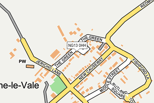 Map of PURSLOW PROPERTIES LTD at local scale