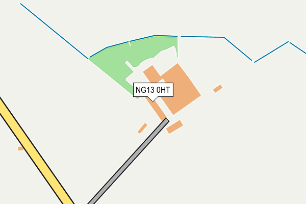 NG13 0HT map - OS OpenMap – Local (Ordnance Survey)