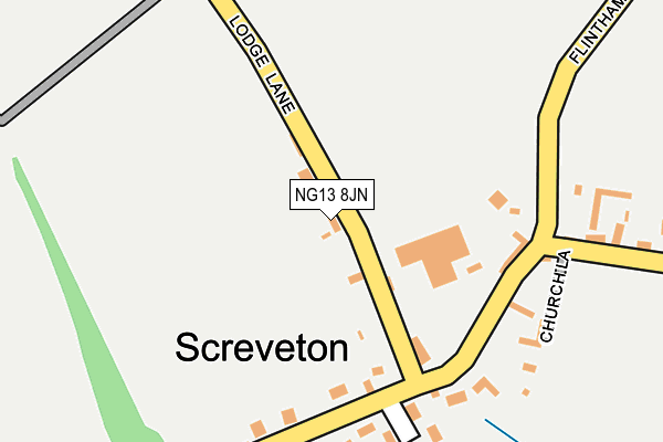 NG13 8JN map - OS OpenMap – Local (Ordnance Survey)