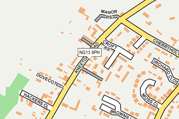 NG13 8PH map - OS OpenMap – Local (Ordnance Survey)