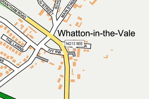 NG13 9EE map - OS OpenMap – Local (Ordnance Survey)