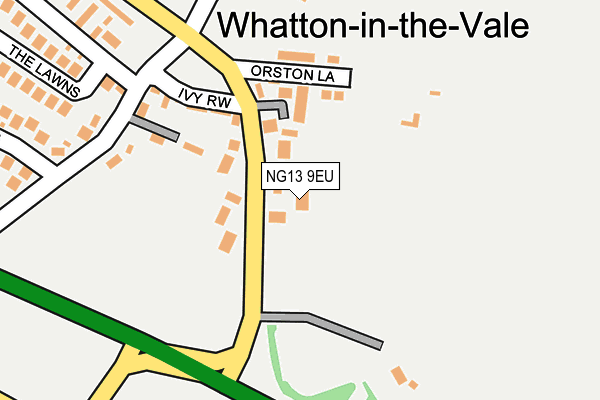 NG13 9EU map - OS OpenMap – Local (Ordnance Survey)