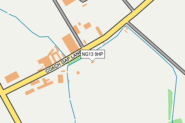 NG13 9HP map - OS OpenMap – Local (Ordnance Survey)