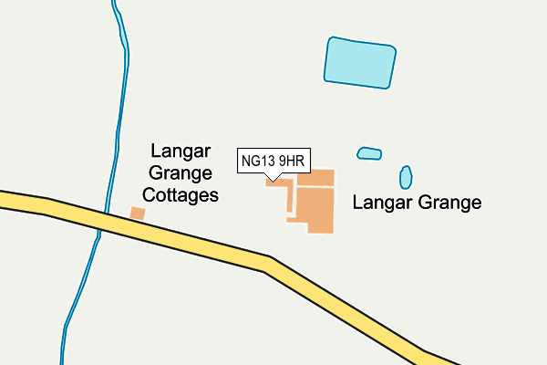 NG13 9HR map - OS OpenMap – Local (Ordnance Survey)