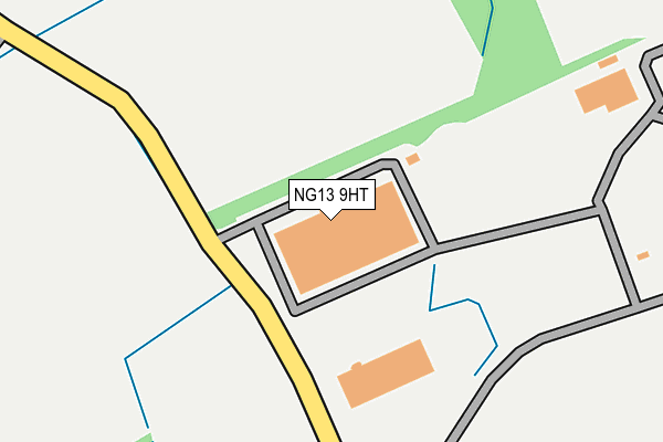 NG13 9HT map - OS OpenMap – Local (Ordnance Survey)