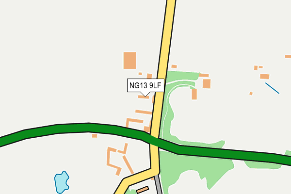 NG13 9LF map - OS OpenMap – Local (Ordnance Survey)