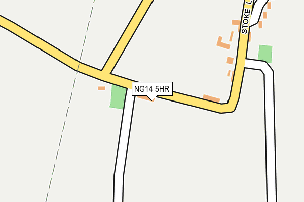 NG14 5HR map - OS OpenMap – Local (Ordnance Survey)