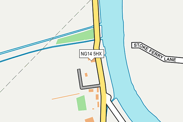 NG14 5HX map - OS OpenMap – Local (Ordnance Survey)