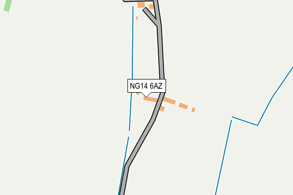 NG14 6AZ map - OS OpenMap – Local (Ordnance Survey)