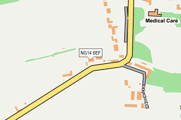 Map of PODDERS NOTTM LIMITED at local scale