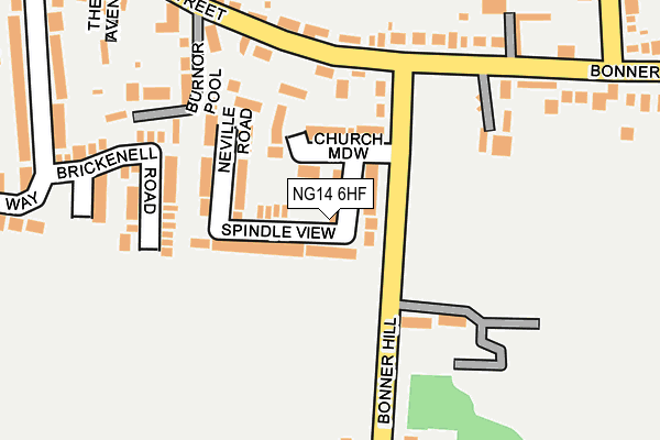 Map of NO 22 BARBERS LTD at local scale