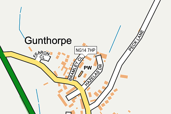 NG14 7HP map - OS OpenMap – Local (Ordnance Survey)