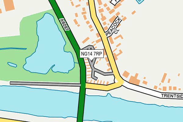 NG14 7RP map - OS OpenMap – Local (Ordnance Survey)