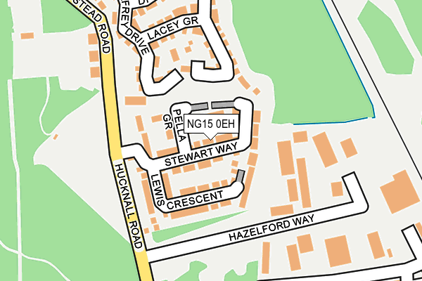 NG15 0EH map - OS OpenMap – Local (Ordnance Survey)