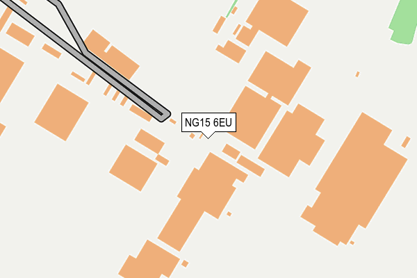 NG15 6EU map - OS OpenMap – Local (Ordnance Survey)