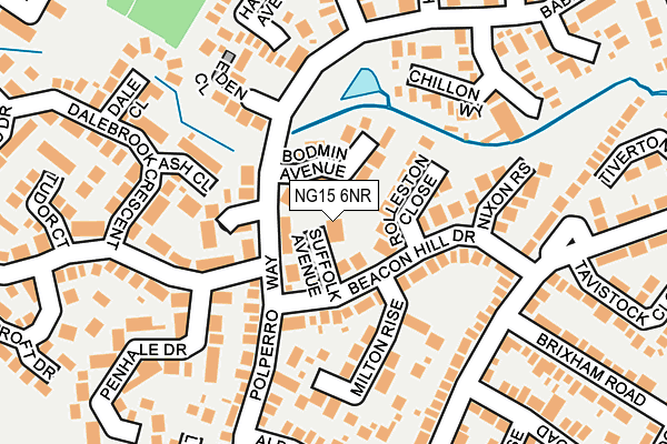 NG15 6NR map - OS OpenMap – Local (Ordnance Survey)