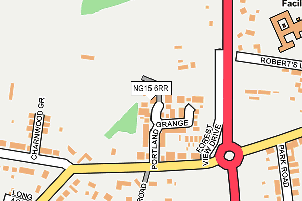 Map of ARNOLD HOME CARE NOTTINGHAMSHIRE LTD at local scale