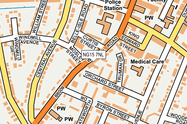 Map of WAREHOUSE GOBLINS LTD at local scale