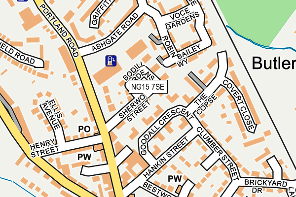 Map of SONOCARE DIAGNOSTICS LTD at local scale