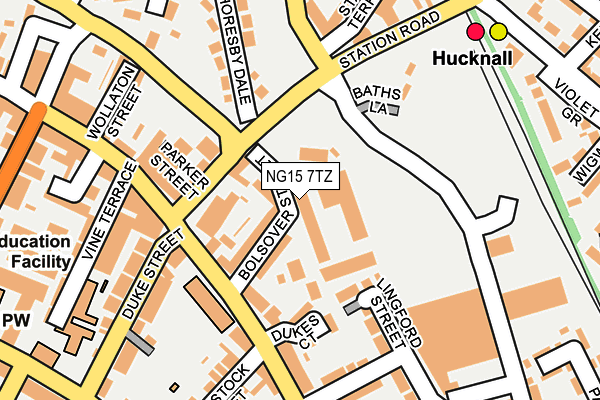 Map of KEYLINE CARE SUPPORTED LIVING SERVICES LIMITED at local scale